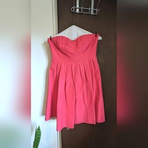 J Crew coral faille bridesmaid dress, Size 6